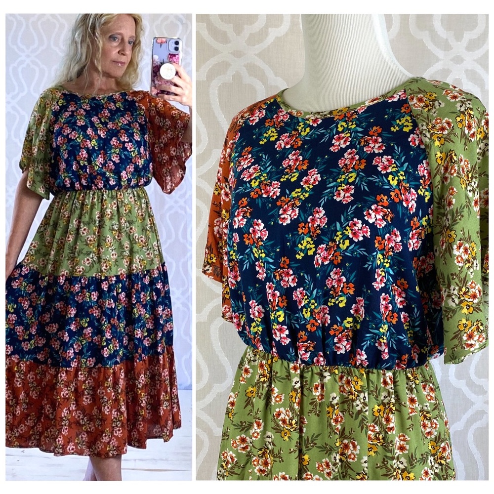 Frolic in the Meadow Midi Dress - Picture 6 of 16